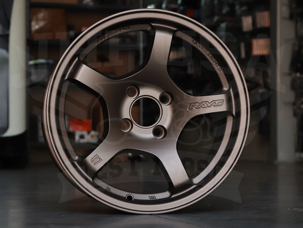 Rays Gram Lights 57CR Wheels - Bronze 15x8 / 4X100
