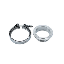 Load image into Gallery viewer, CT3RX-CT4RX T3 3" V-Band Downpipe Flange and Clamp Set