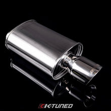 Load image into Gallery viewer, K-Tuned Universal Muffler - Polished / Short (Offset Inlet / Center Outlet)
