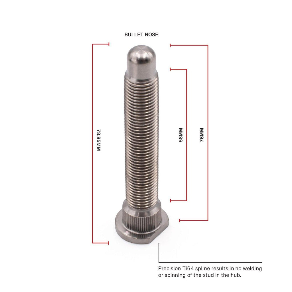 BLOX Racing XTREME Titanium Wheel Studs