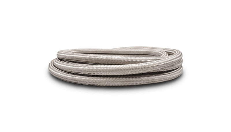 Vibrant Stainless Steel Braided Flex Hose w/PTFE Liner AN -6 (150ft Roll)