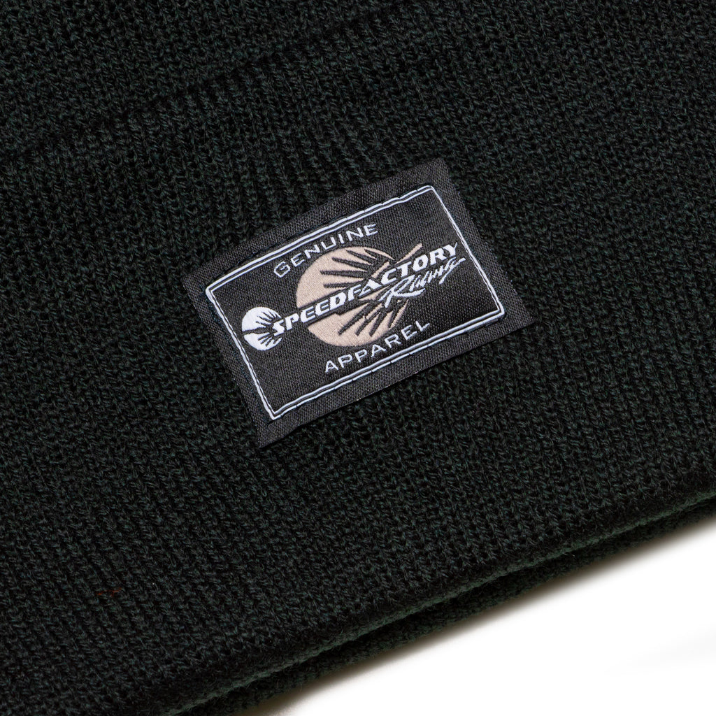 SpeedFactory Racing Foldover Knit Beanie - Sewn Patch