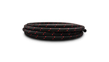 Load image into Gallery viewer, Vibrant -10 AN Two-Tone Black/Red Nylon Braided Flex Hose (5 foot roll)