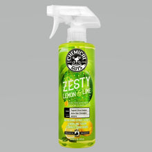 Load image into Gallery viewer, Chemical Guys Zesty Lemon Lime Air Freshener &amp; Odor Eliminator - 16oz
