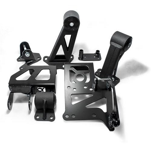 92-95 CIVIC / 94-01 INTEGRA CONVERSION ENGINE MOUNT KIT (J-Series V6 / Manual / W/ Re-Locator Bracket) - Mounts