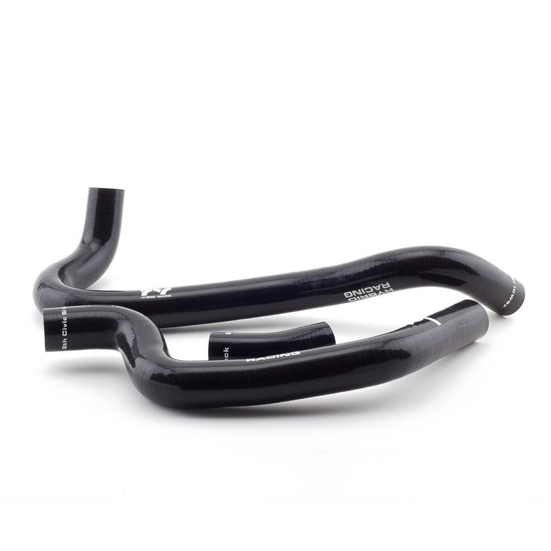 Hybrid Racing Silicone Radiator Hoses (06-11 Civic Si) Black HYB-RAH-01-10