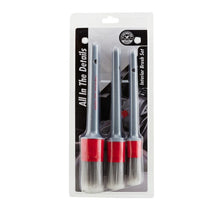 Load image into Gallery viewer, Chemical Guys Interior Detailing Brushes - 3 Pack