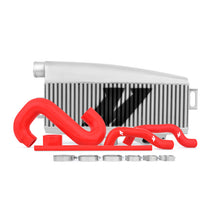 Load image into Gallery viewer, Mishimoto Subaru 02-07 WRX/04-07 STi Top-Mount Intercooler Kit - Powder Coated Silver &amp; Red Hoses
