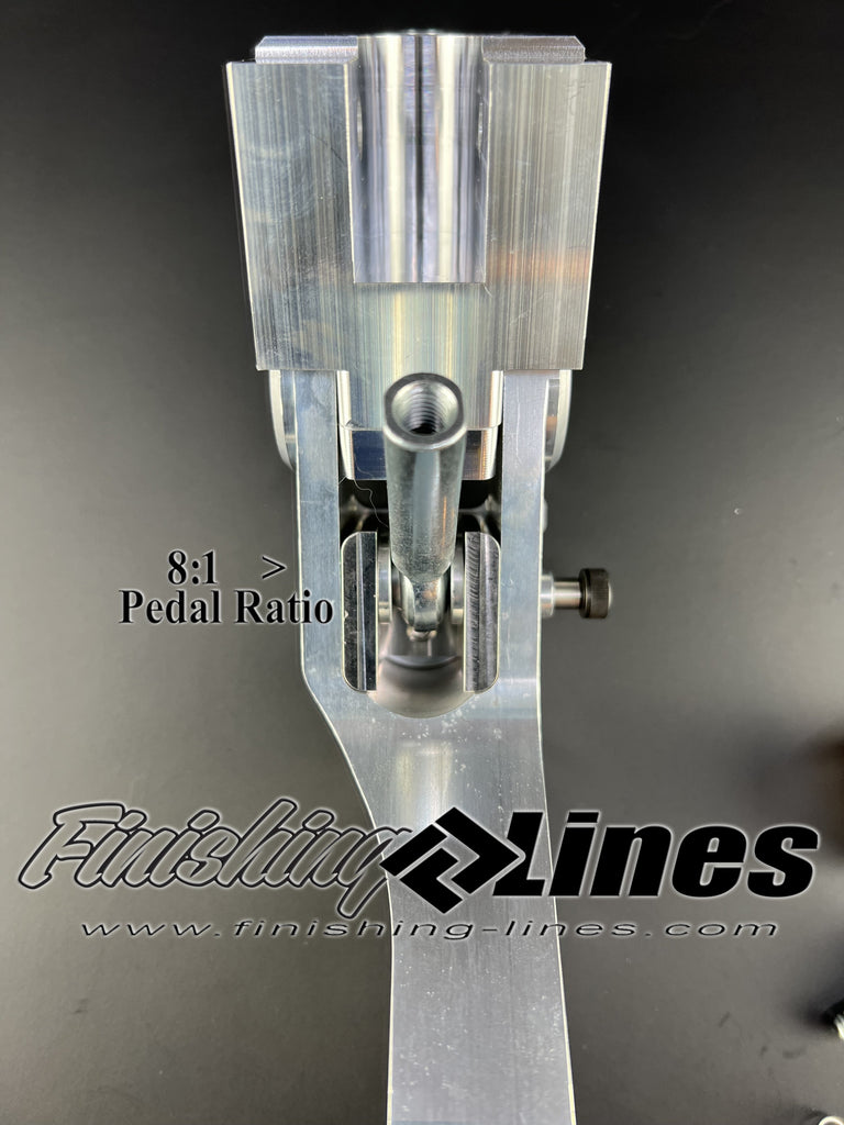 brake pedal ratio Finishing Lines EG Civic/DC Integra Billet Adjustable Brake Pedal – SpeedFactoryRacing