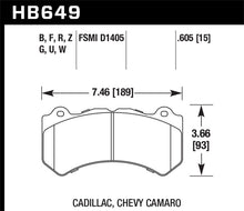 Load image into Gallery viewer, Hawk 08-12 Cadillac CTS-V / 12 Jeep Grand Cherokee (WK2) SRT8 DTC-60 Front Race Brake Pads