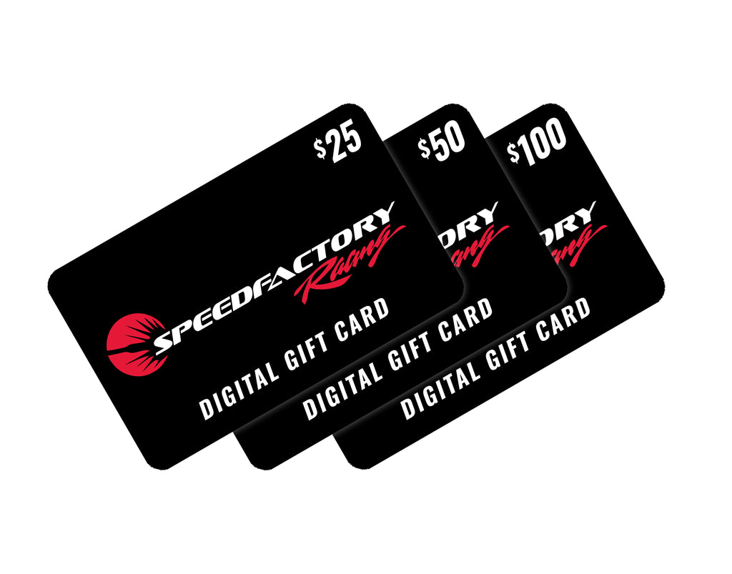 SpeedFactory Racing DIGITAL Gift Cards!