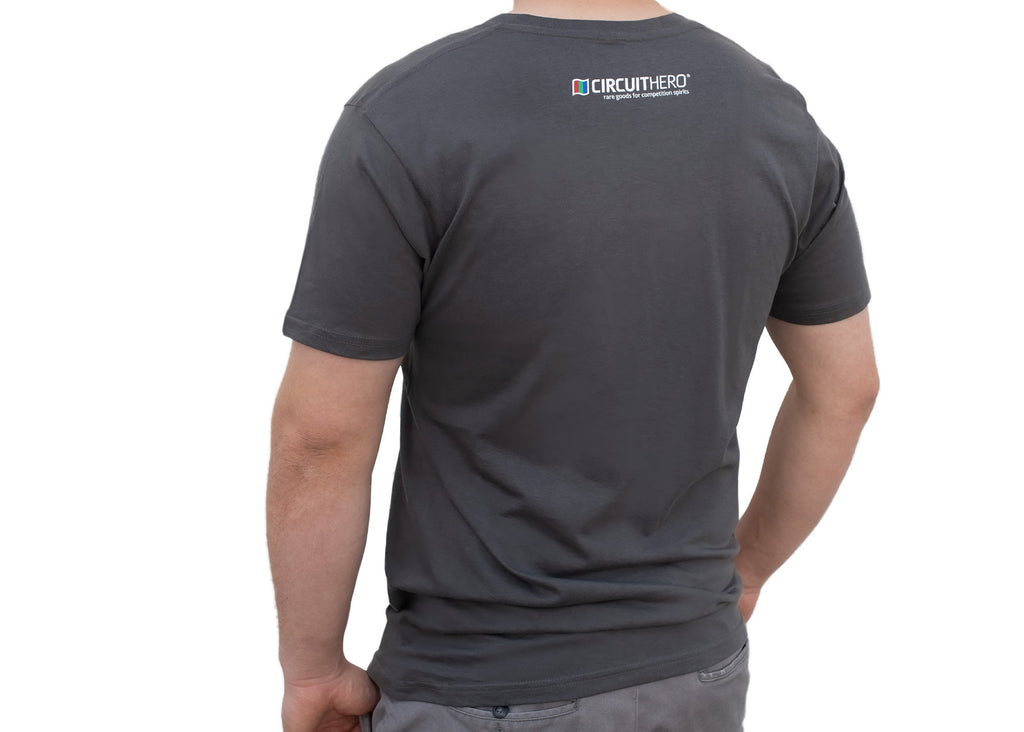 Circuit Hero Logo T-Shirt (Grey V-Neck)