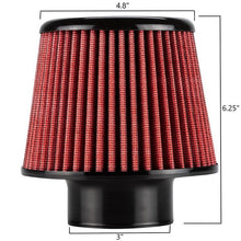 Load image into Gallery viewer, DC Sports Intake System DC Sports 3" Replacement Air Filter Open Top