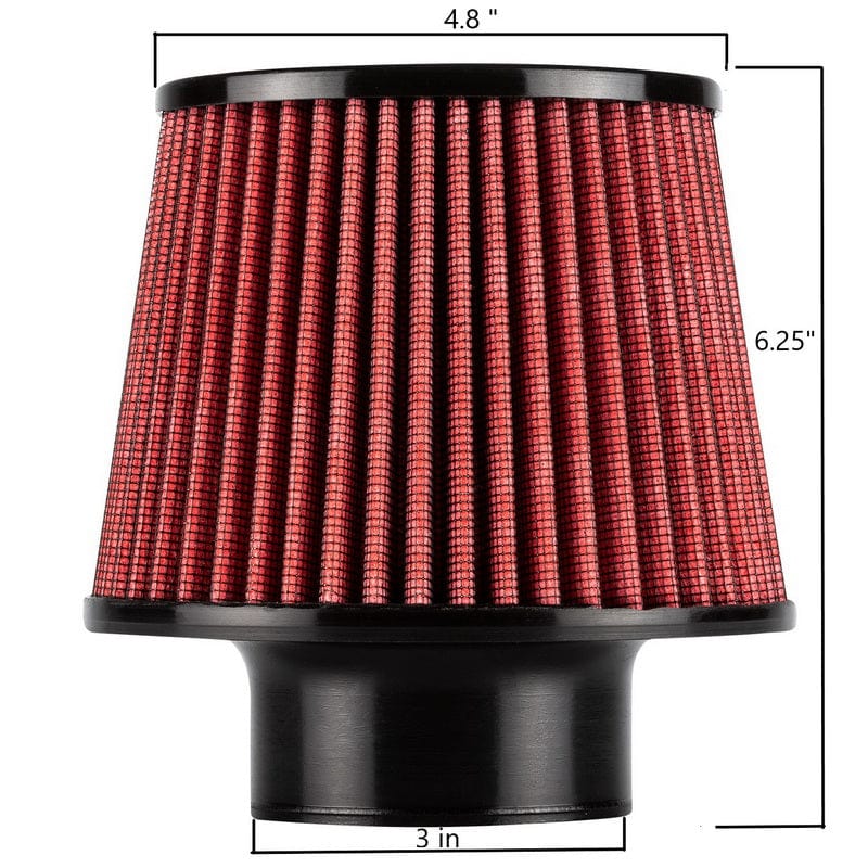 DC Sports Intake System DC Sports 3" Replacement Air Filter 6.25" Tall