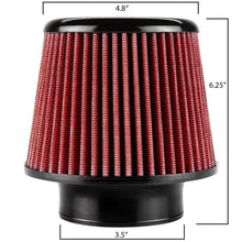 Load image into Gallery viewer, DC Sports Intake System DC Sports 3.5" Replacement Air Filter Open Top