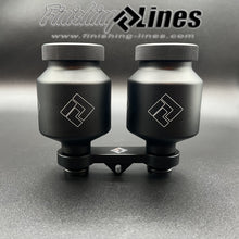 Load image into Gallery viewer, Finishing Lines Billet Reservoir for EK Civic/'98+DC Integra/S2000 Stock Master Cylinder - Black Edition