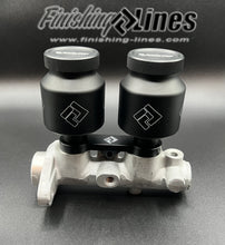 Load image into Gallery viewer, Finishing Lines Billet Reservoir for EK Civic/'98+DC Integra/S2000 Stock Master Cylinder - Black Edition