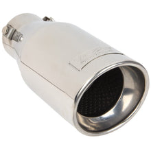 Load image into Gallery viewer, DC Sports Exhaust DC Sport Polished Stainless Universal Bolt On Exhaust Slant Cut Tip 2.25" Inlet 3.75" Outlet