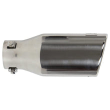 Load image into Gallery viewer, DC Sports Exhaust DC Sport Polished Stainless Universal Bolt On Exhaust Slant Cut Tip 2.25" Inlet 3.75" Outlet