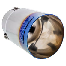 Load image into Gallery viewer, DC Sports Exhaust DC Sport Polished Stainless Universal Bolt On Exhaust Slant Cut Tip 2.87 Inlet 3.5" Outlet