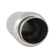 Load image into Gallery viewer, DC Sports Exhaust DC Sports Universal Round Muffler 2.5" Inlet-3.25" 5" Tip Slant Cut