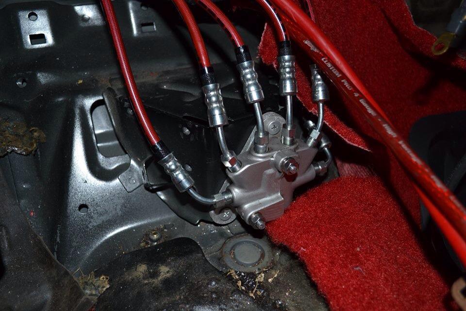 Finishing Lines EK Full Tuck Brake Line Kit (Stock Master Cylinder Setup)