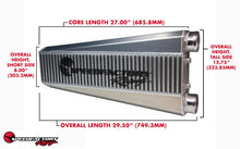Load image into Gallery viewer, SpeedFactory Racing HP Vertical Flow Intercooler (K-Series, 1000HP) Same Side Inlet / Outlet