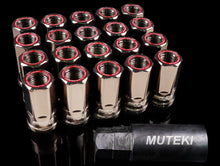 Load image into Gallery viewer, Muteki HR50 14x1.50 Open End Lug Kit - Titanium Chrome