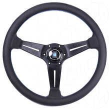 Load image into Gallery viewer, Nardi Sport Rally Deep Corn Steering Wheel - 350mm Perforated Leather w/Blue Stitch