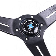 Load image into Gallery viewer, Nardi Sport Rally Deep Corn Steering Wheel - 350mm Perforated Leather w/Blue Stitch