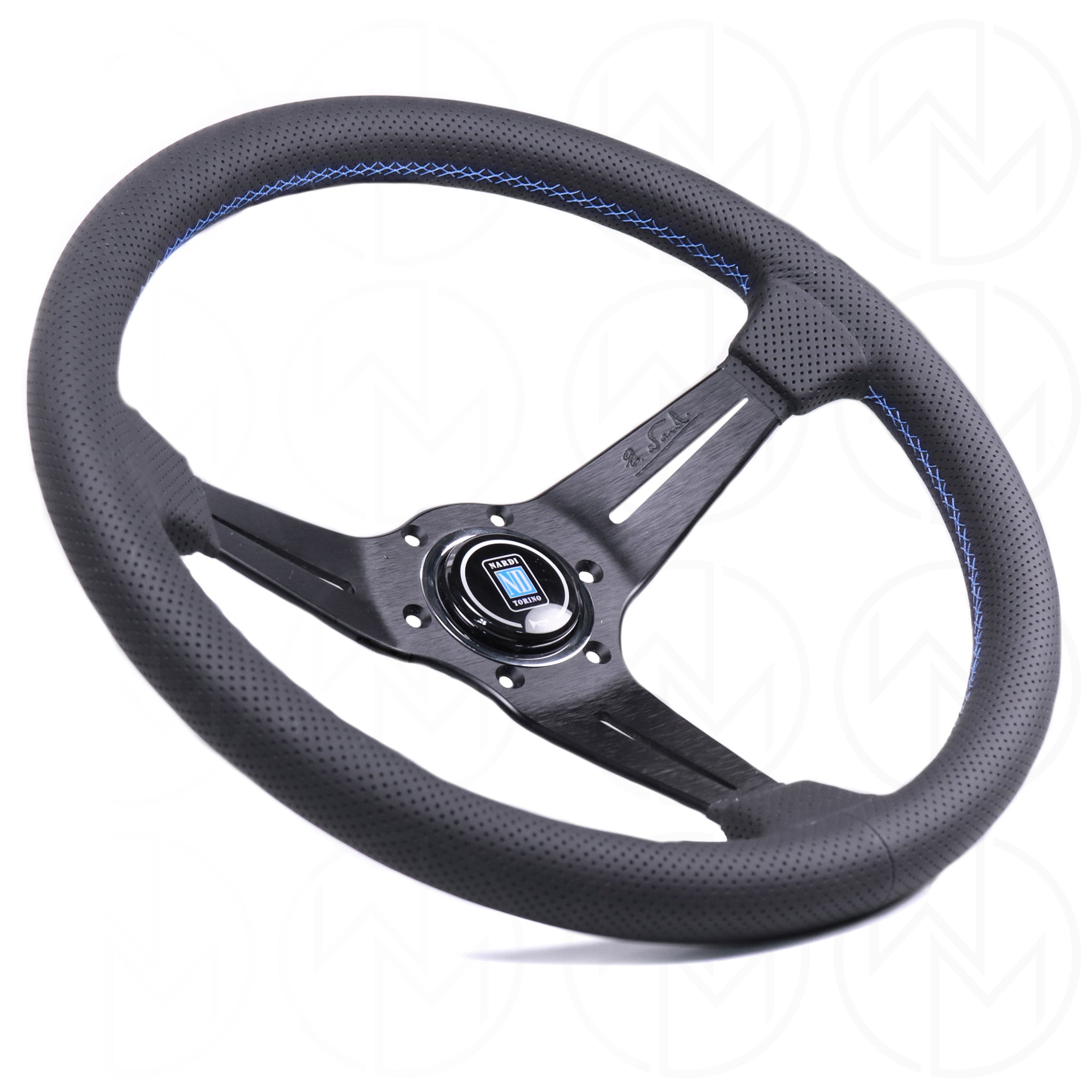 Nardi Sport Rally Deep Corn Steering Wheel - 350mm Perforated