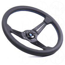Load image into Gallery viewer, Nardi Sport Rally Deep Corn Steering Wheel - 350mm Perforated Leather w/Blue Stitch