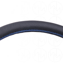 Load image into Gallery viewer, Nardi Sport Rally Deep Corn Steering Wheel - 350mm Perforated Leather w/Blue Stitch