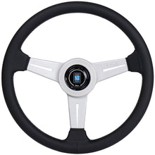 Load image into Gallery viewer, Nardi Classic Steering Wheel - 340mm Perforated Leather w/ Silver Spoke &amp; Ring and Grey Stitch