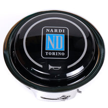 Load image into Gallery viewer, Nardi Classic Steering Wheel - 340mm Perforated Leather w/ Silver Spoke &amp; Ring and Grey Stitch