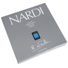 Load image into Gallery viewer, Nardi Classic Steering Wheel - 340mm Perforated Leather w/ Silver Spoke &amp; Ring and Grey Stitch