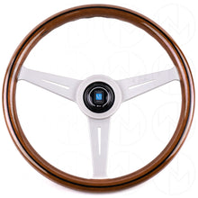 Load image into Gallery viewer, Nardi Classic Wood Steering Wheel - 360mm White Spokes