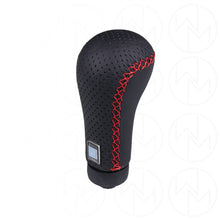 Load image into Gallery viewer, Nardi Prestige Line Perforated Leather w/ Red Stitch Shift Knob