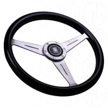 Load image into Gallery viewer, Nardi Marine Steering Wheel - 360mm Black w/Satin Spokes