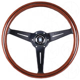 Nardi Classic Wood Steering Wheel - 360mm Black Spokes