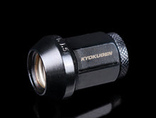 Load image into Gallery viewer, Project Kics Kyokugen Lug Nut Set with Black Aluminum Cap
