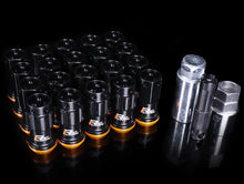 Load image into Gallery viewer, Project Kics R40 Iconix Extended Lug Nuts With Locks - Black M14x1.50