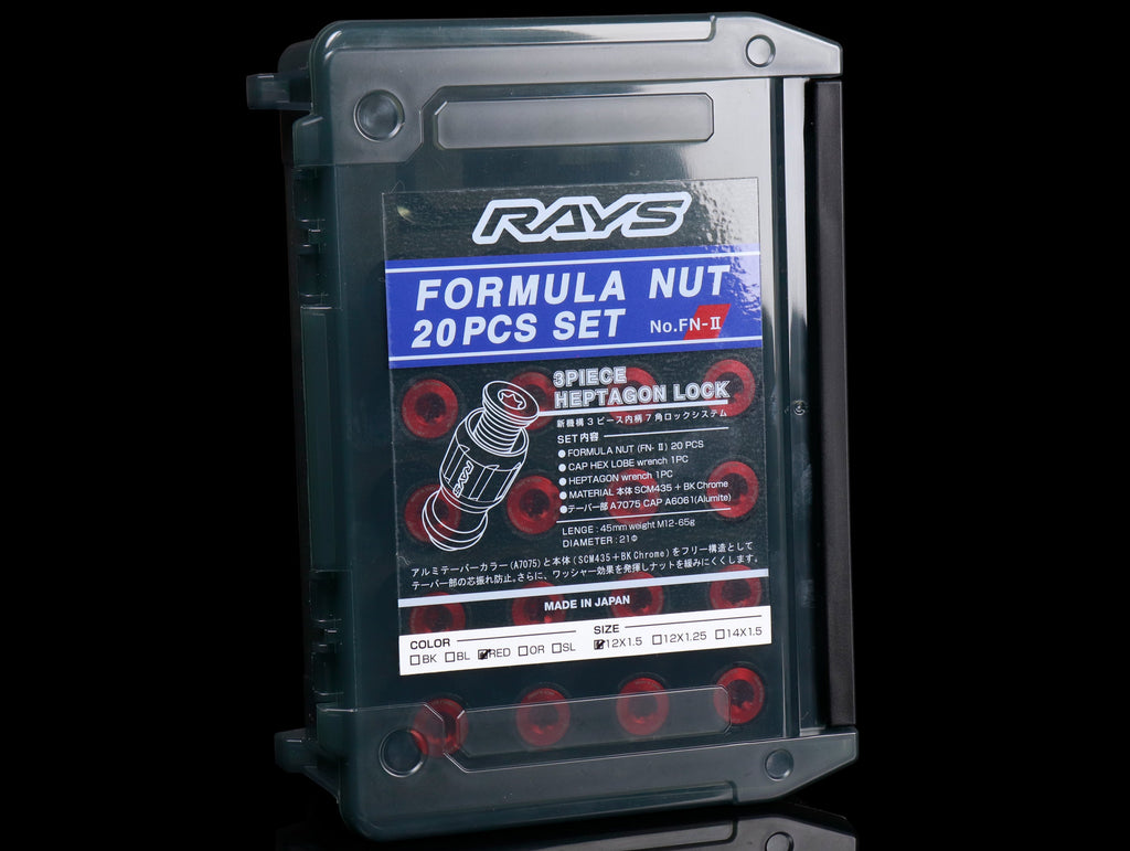 Rays Formula Nut FN-II Set - 12x1.50