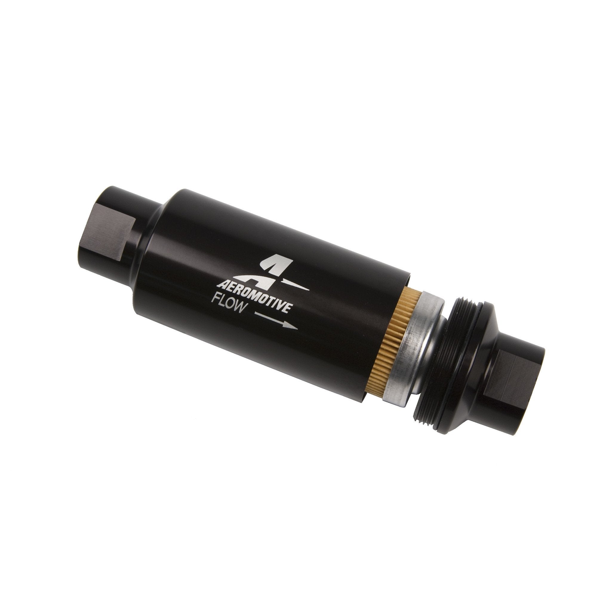 Aeromotive 12321 Fuel Filter - 10-Micron In-Line Filter With ORB-10 Ports