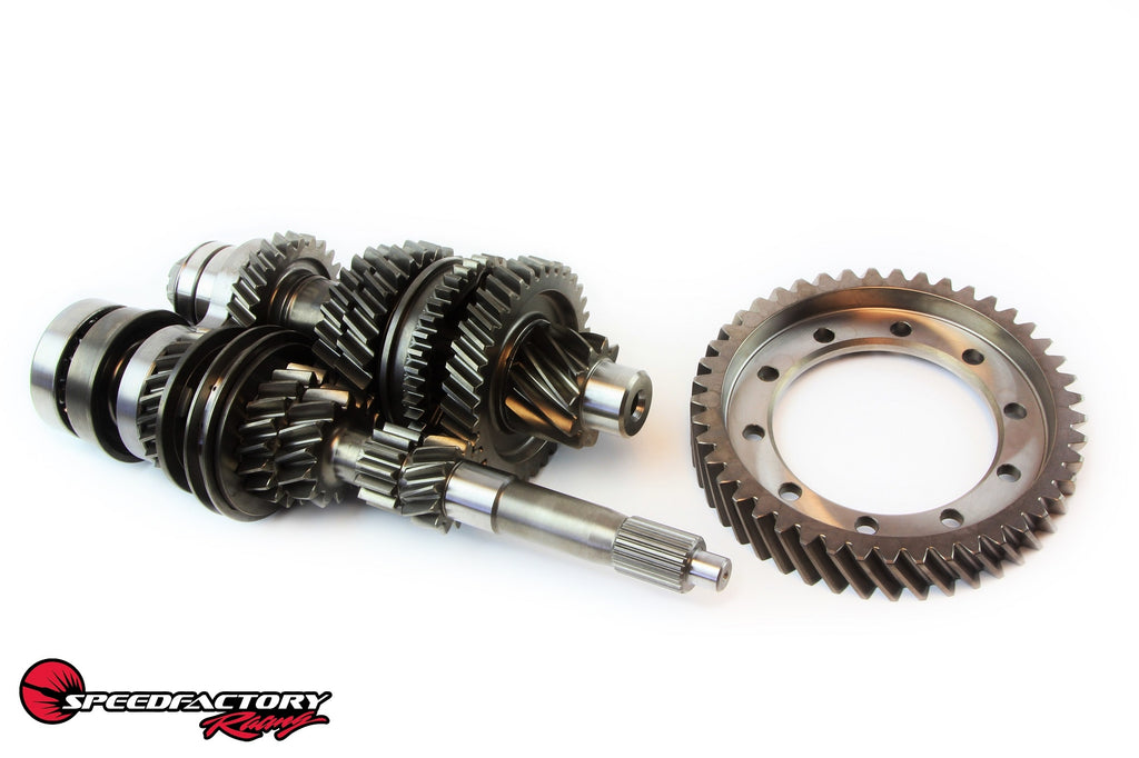 Albins Honda B Series FWD Drag Racing Dog Engagement Helical Gear Set Gearset with Final Drive & Upper Cuff