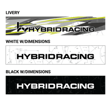 Load image into Gallery viewer, Hybrid Racing Dimensions Sunstrip White HYB-STI-00-06