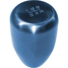 Blox Racing "Original" 5-Speed Billet Shift Knob, Torch Blue, 12 x 1.25mm