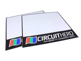 Circuit Hero Track Number Door Plate Decals (Pair)