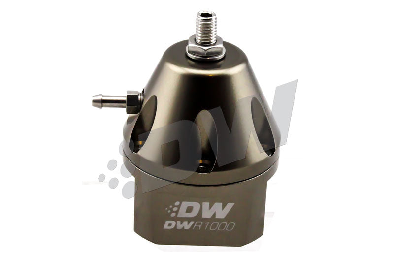 DeatschWerks R1000  Universal Adjustable Fuel Pressure Regulator, Anodized Titanium