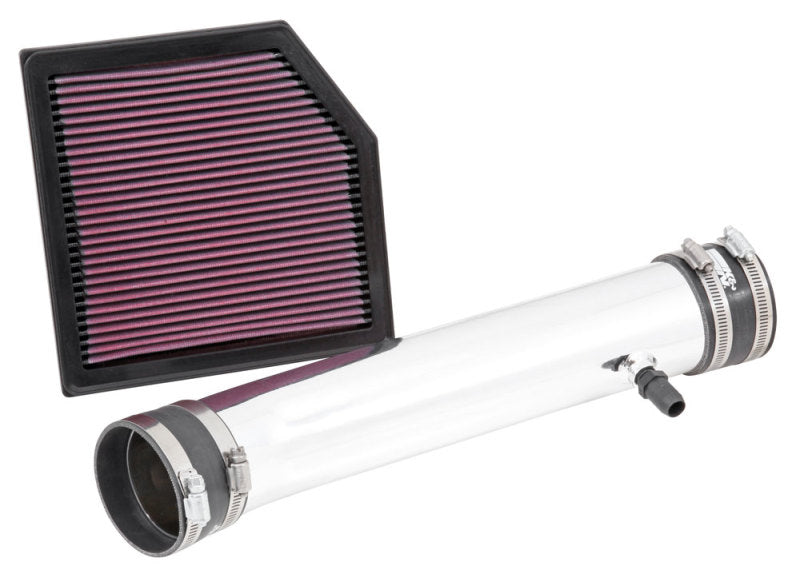 K&N 57-3043 Performance Air Intake System With Black Air Filter Wrap